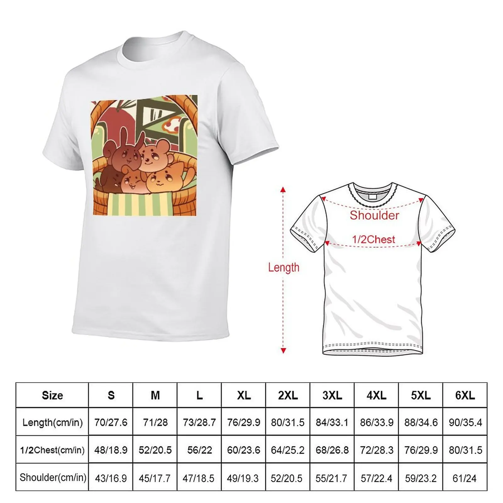 Bakery Babies: Bread Basket T-Shirt Blouse cute tops mens graphic t-shirts anime