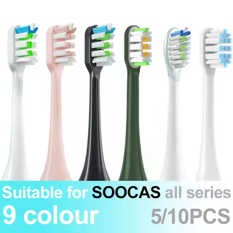 Replacement Toothbrush Heads For SOOCAS All Series X3U/X3pro/X3S/D5/D2 Sonic Electric Toothbrush Soft Bristle Nozzle