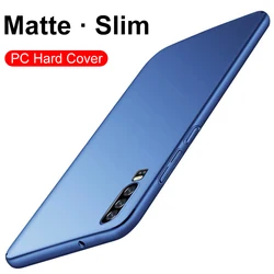 Ultra Thin Hard PC Full Cover Case For Huawei P30 P20 Pro Lite Matte Solid Color Slim Back Case For Huawei P20 P30 Lite Fundas