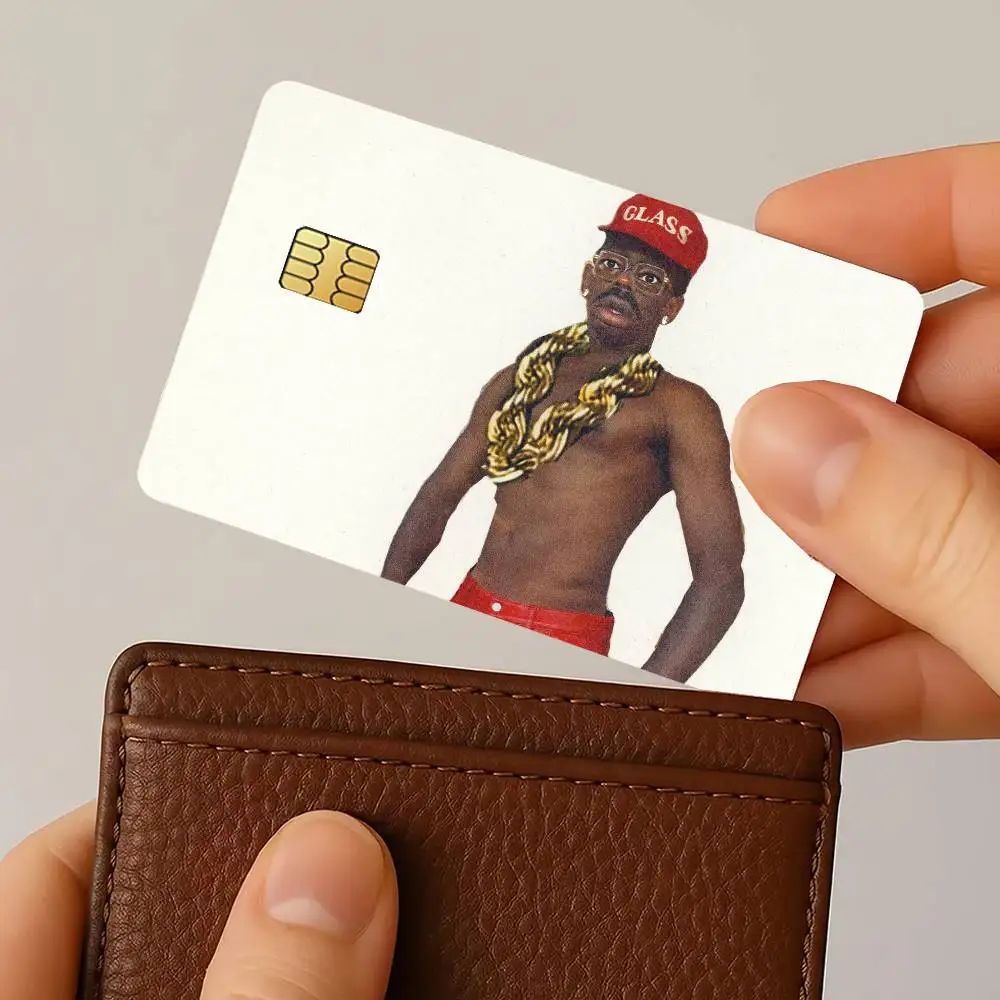 مغني الراب T-Tyler Cool the C-Creator-S ملصقات بطاقات الائتمان الجلد لخصم البنك حماية الزخرفية 4 قطعة المضادة للخدش مقاوم للماء