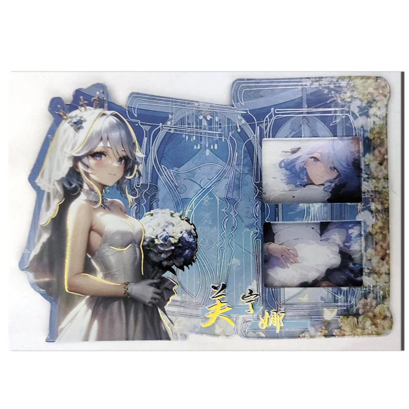 Goddess Story Dream couple Special-shaped film card Raiden Shogun Yae Miko Hu Tao Furina Yelan boy Toy collection Birthday gift