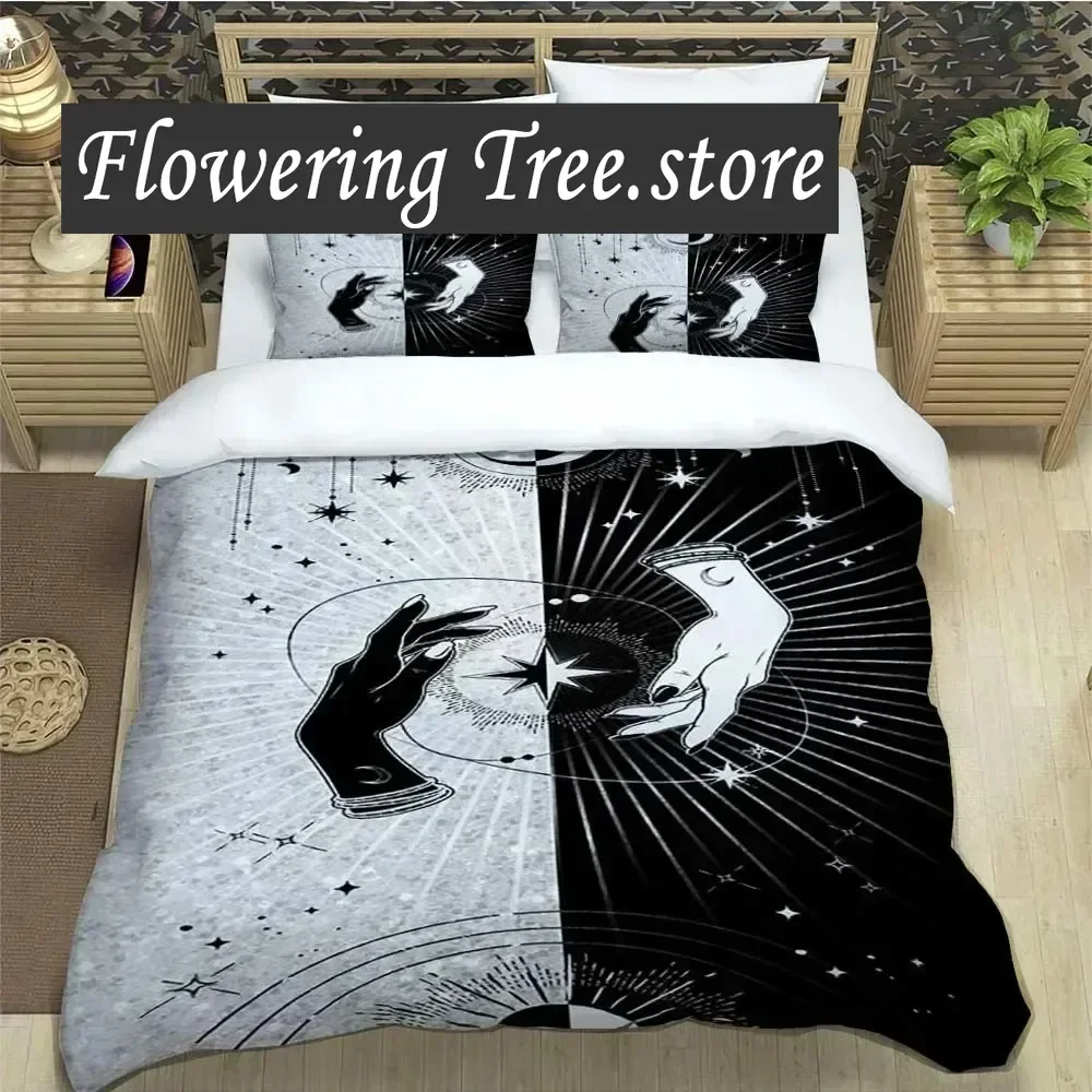 

Exquisite Tarot Card Print Sheet Quilt Covers Bedding Dormitory Sheets Bedding Set Soft Warm Bedding Set