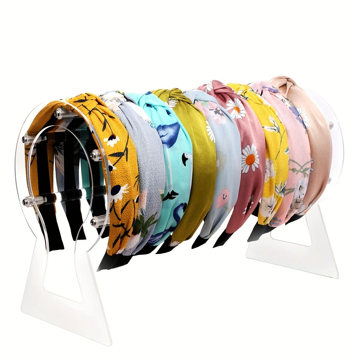 1pc Headband Holder Acrylic Headband Scratch Display Stand Headband Jewelry Storage Box