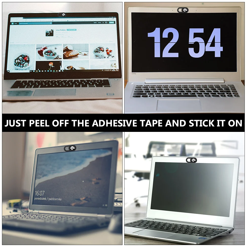 

3pcs Webcam Cover Slider for Laptop Tablet Camera Protection Strong Adhesive Privacy Security Easy Open Close Function
