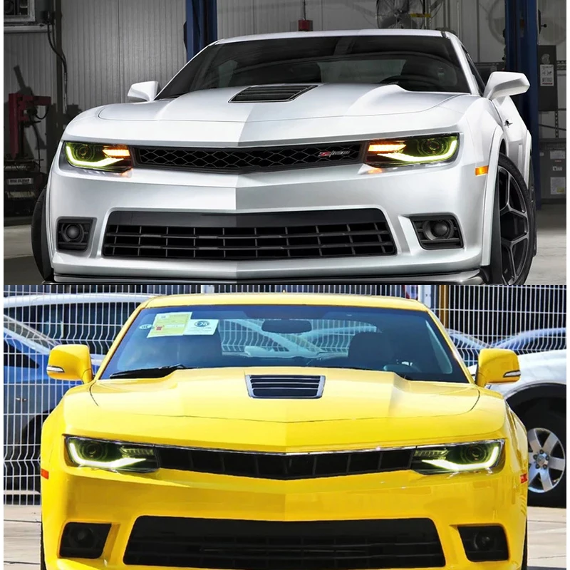 

For Chevrolet Camaro Headlights 2014 2015 LED Headlight DRL Hid Bi Xenon Auto Accessories Head Lamp