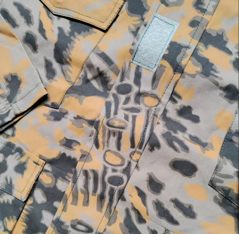 Picture 4: German Palm Pattern Camouflage Uniform Autumn Brown Include Jacket Pants Man
