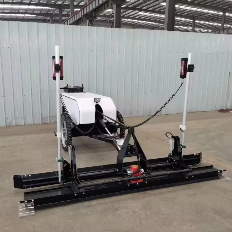 آلة لولبية أوتوماتيكية محمولة باليد بعجلتين تعمل بالليزر على رصف الأرضية الاهتزازية