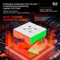 QiYi Warrior Magic Cube 3x3 Magnetic UV Educational Puzzle Magic Cube Toys For Children Kids Gift Toy Cubo Magico