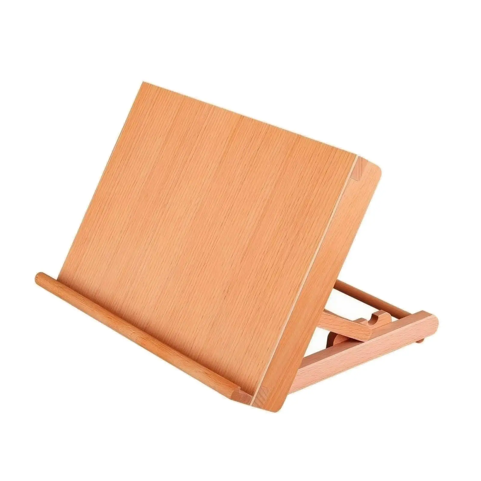 Compact Desktop Easel Drawing Board Solid Wood Slanted Sketch Stand for Watercolor Painting Hobbyist Creative Work
