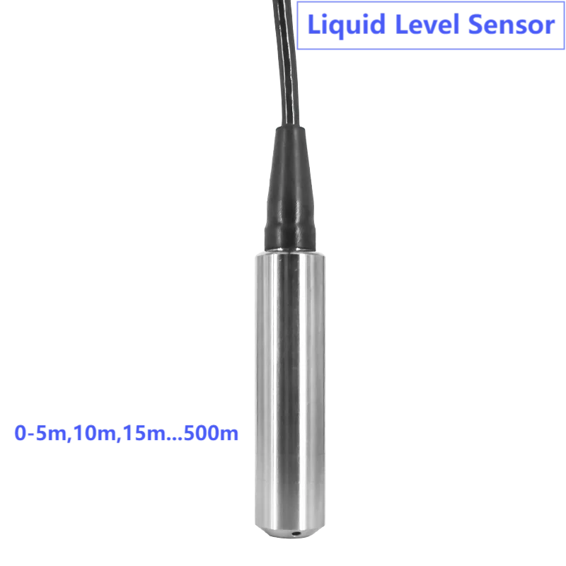 Submerged Liquid Level Transducer 4-20mA 0-10V 0-5V RS485 Tank Stainless Steel Hydraulic Deep Well Water Level Transmitter