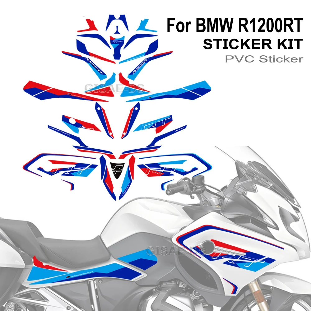 

New R1200RT Motorcycle Body Fairing Protector Tank Knee Pad Stickers Trunk Luggage Cases Decals For BMW R1200RT R1200 R 12000 RT