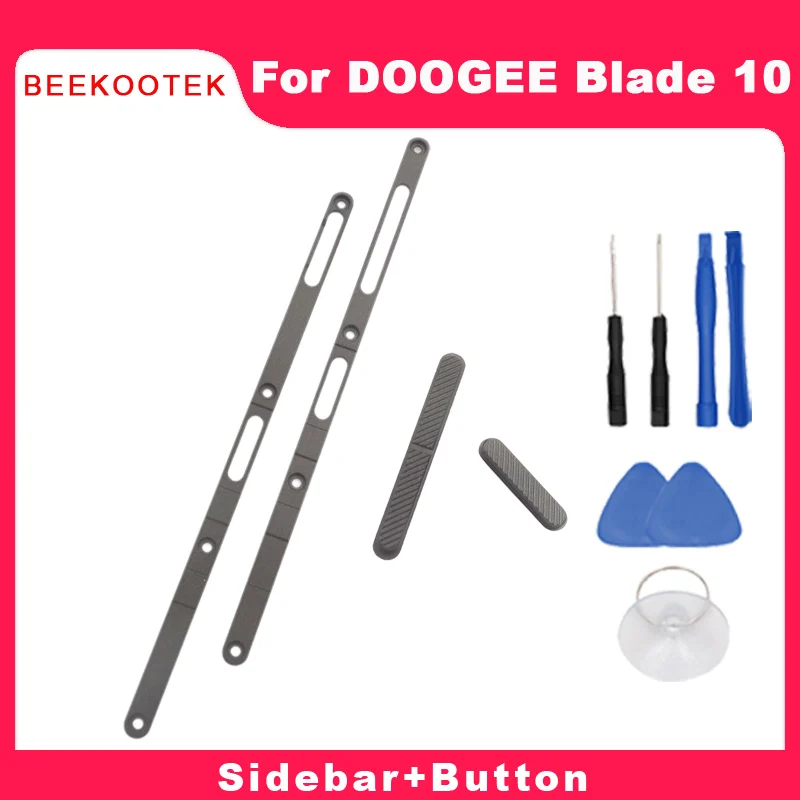 New Original DOOGEE Blade 10 Blade 10 Ultra Left Right Decorative Parts Middle Frame Side Button For DOOGEE Blade 10 Pro Phone