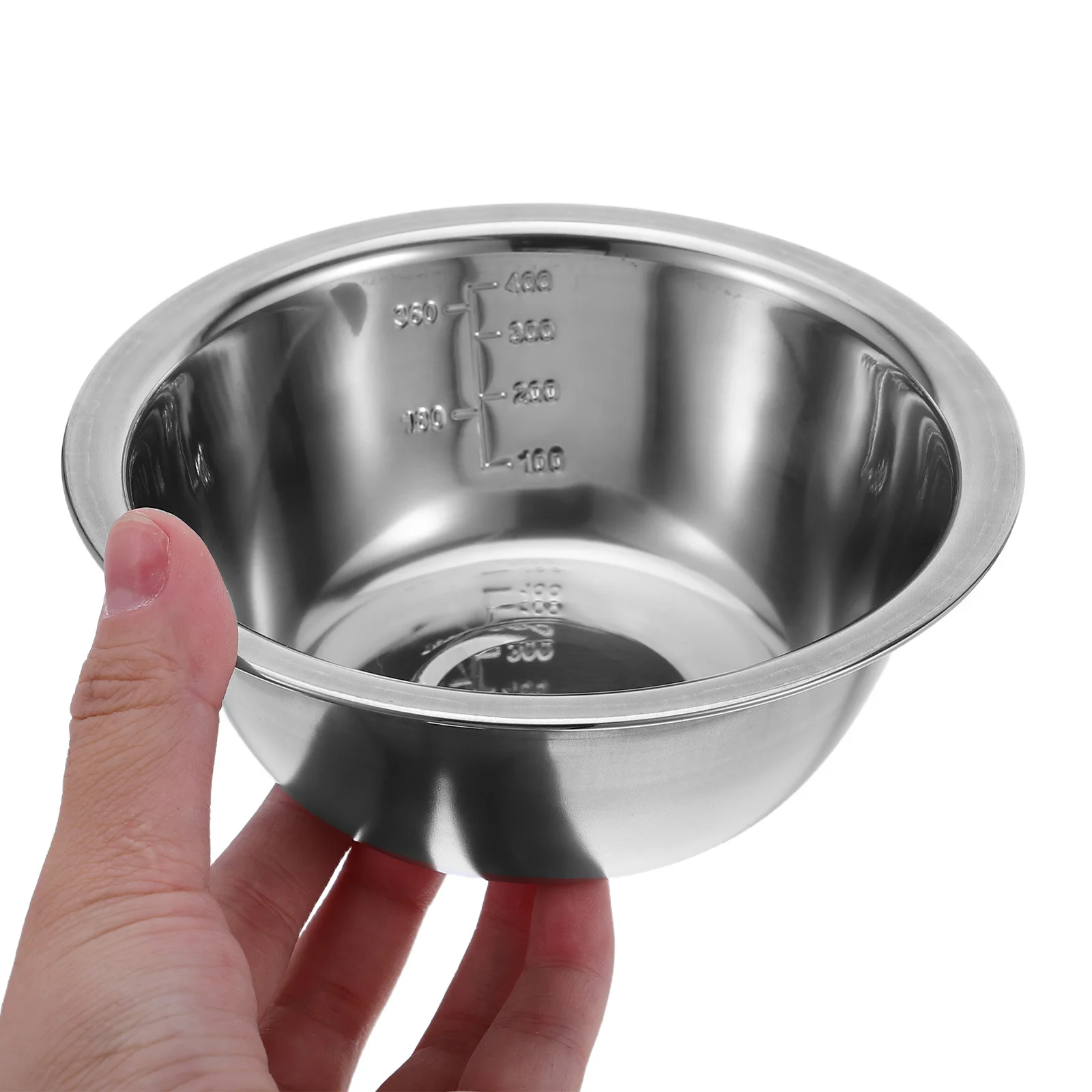 

5Pcs Stainless Steel Bowl Set Nesting Mixing Bowls with Measurement Marks Cooking Prep Salad Serving Soup Beating Bowls