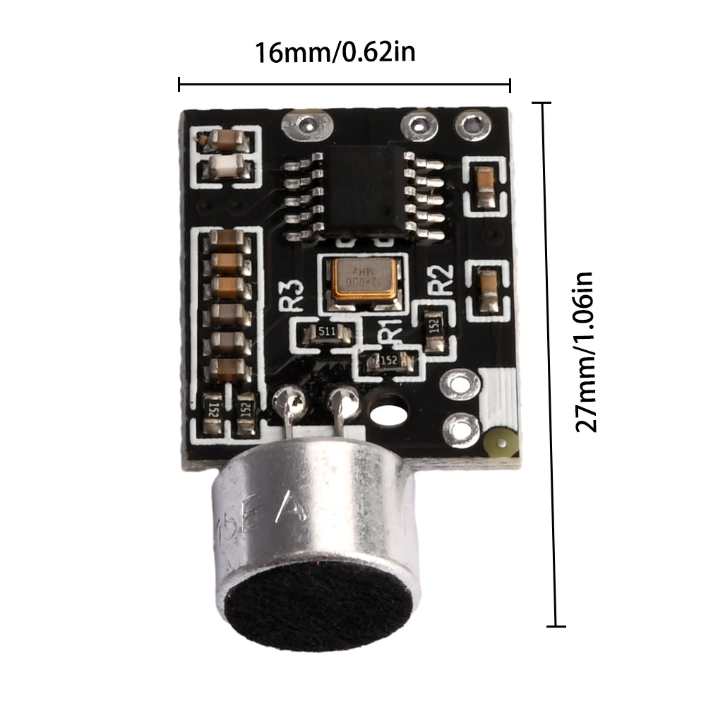 FM Transmitter Pickup Module Wireless Transceiver FM Mini Wireless Microphone MIC Core Board DC2.4-4.3V Module