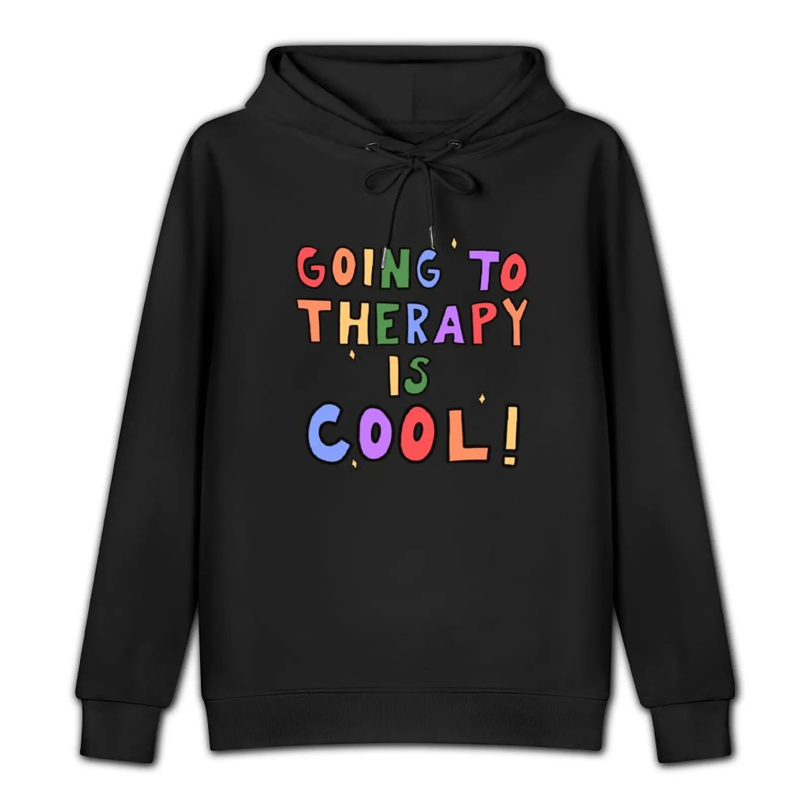 Going To Therapy Is Cool! Pullover Hoodie korean clothes fashion men anime clothing autumn tracksuit men