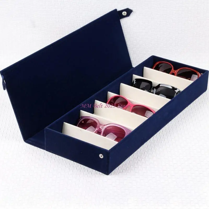 

49me Glasses Herse Box 8 Grids Display Eyeglass Солнцезащитные очки подставки для организатора держателя корпуса