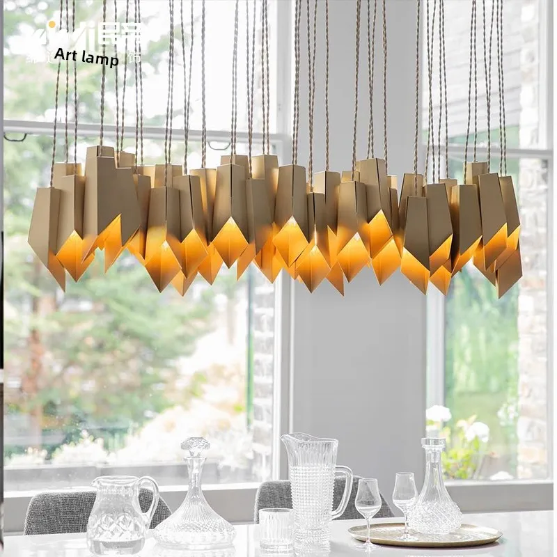 Mindi light luxury post-modern simple living room chandelier designer personalized restaurant creative villa empty hall