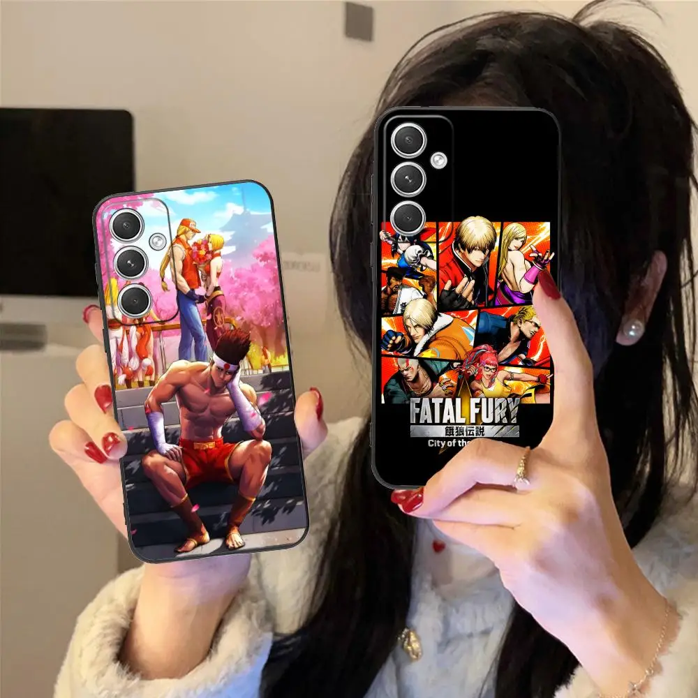 Fatal Fury Game Mobile Phone Case for Samsung Galaxy S26 S25 S24 S23 S22 S21 S20 Note20 Plus FE Ultra Colorful Cover Cover