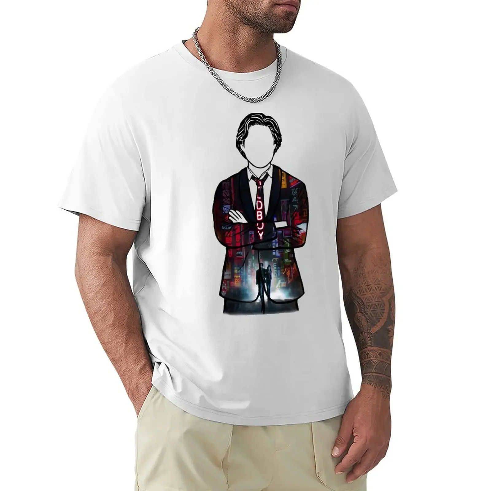 Park Chan Wook (Oldboy) Portrait T-Shirt blanks oversizeds sports fans mens clothing