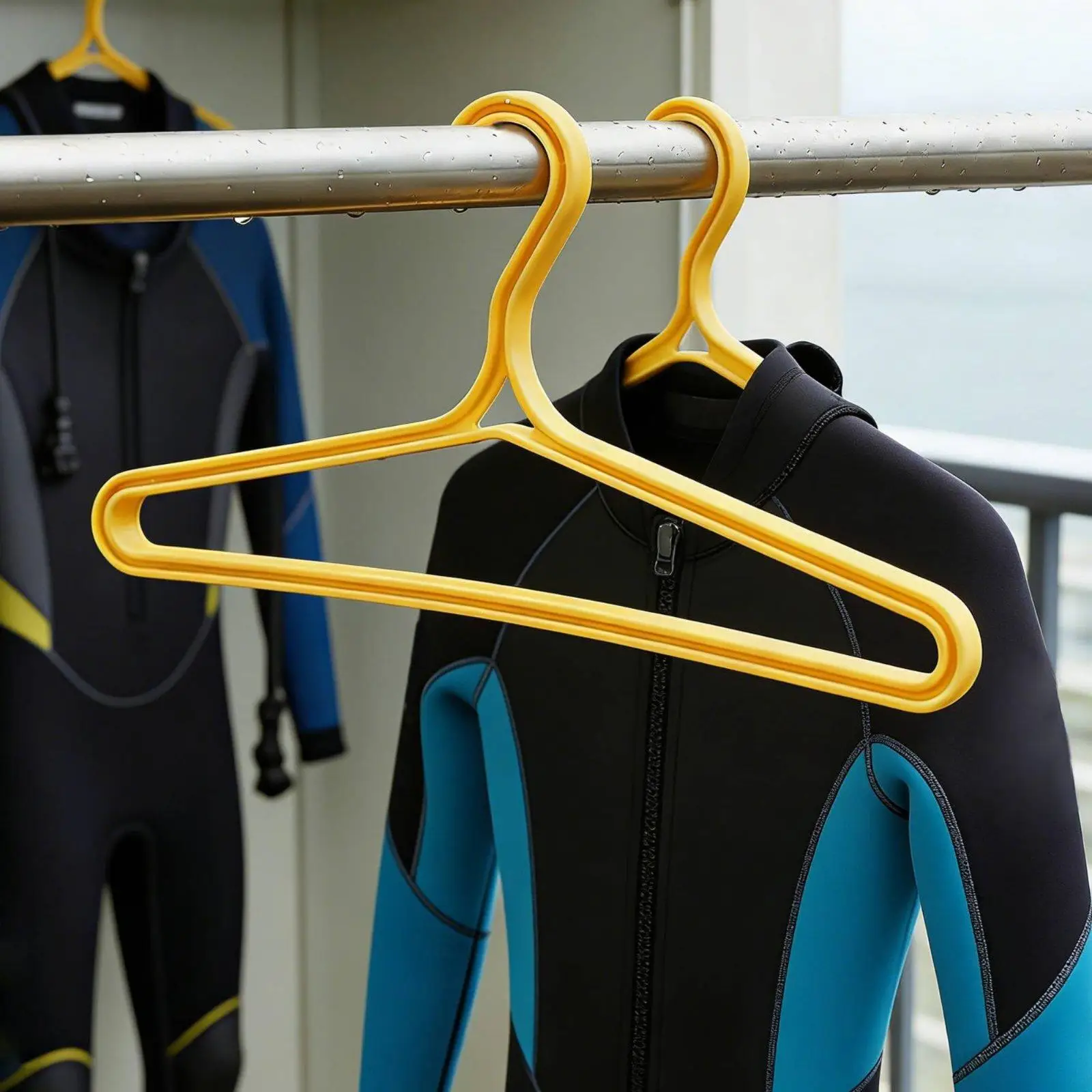 Wetsuit Hanger Diving Suit Hanger Reinforced Structure Athletic Gear Accessory for Divers, Surfers, Outdoor, Boat, Garage