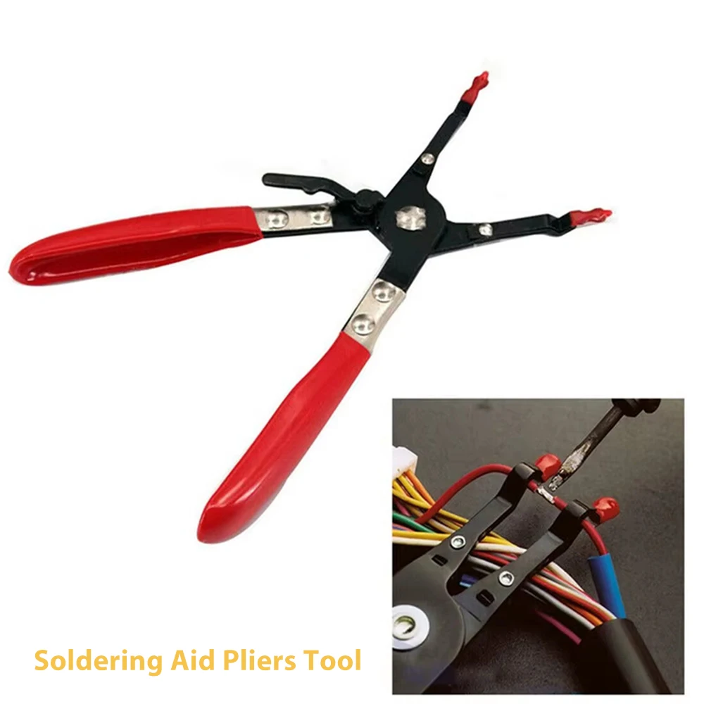 KATWAY Universal Soldering Pliers – Metal Wire Welding Clamp Holding Two Wires Automotive Maintenance and Repair Tool HH-AA419