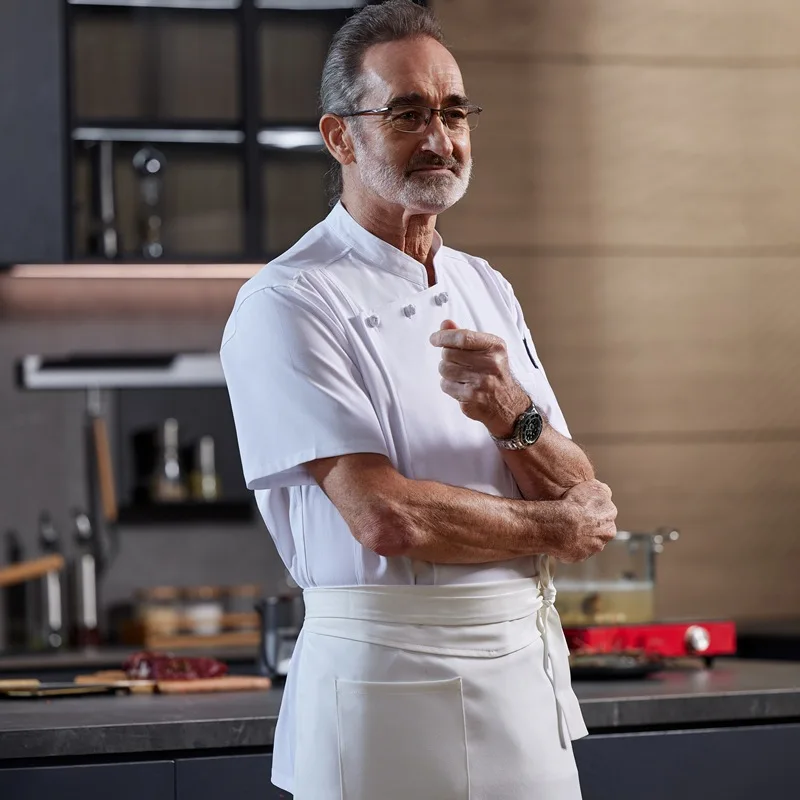 

Высококачественная униформа шеф-повара: летняя одежда с коротким рукавом для отелей, ресторанов, кухонь. Рабочая одежда для мужчин и женщин, для поваров и кондитеров.