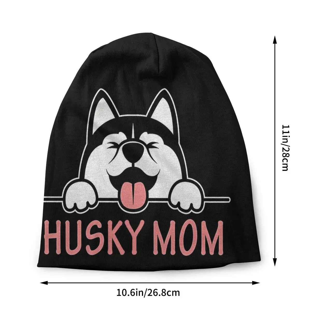 Cute Bonnet Homme Outdoor Siberian Husky Thin Skullies Beanies Caps Novelty Hats