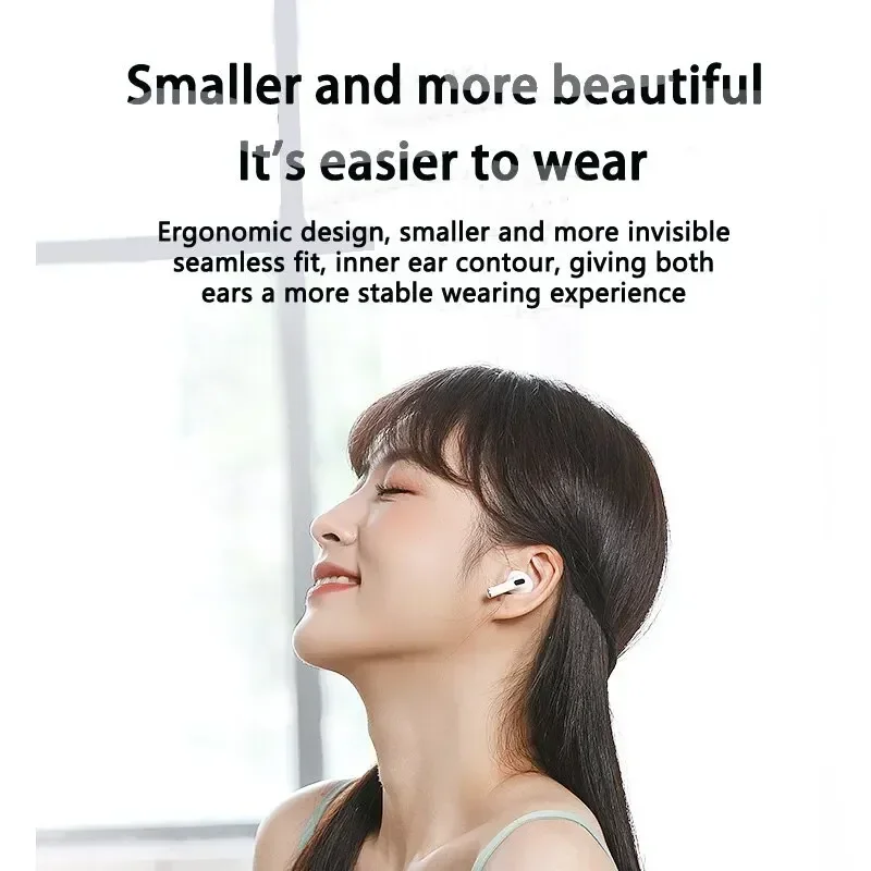 Pro4 TWS Bluetooth Earphones 9D Stereo Wireless Headphones InEar HiFi Earbuds HandsFree Headset With Microphone For Xiaomi image 4