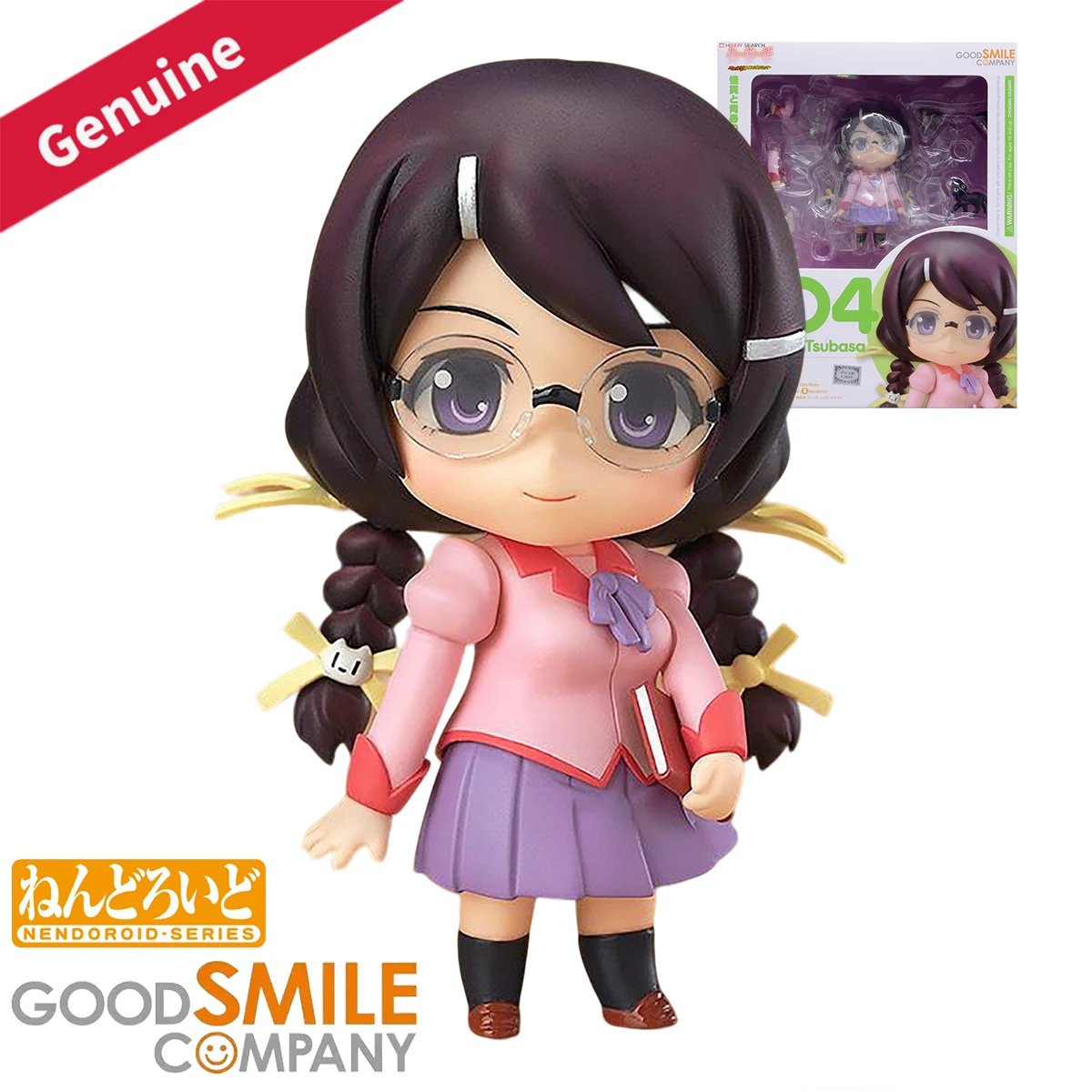 Оригинальные фигурки Good Smile Company Nendoroid # Фигурка персонажа аниме «Бакемоногатари» Ханекава Цубаса, подарок, игрушка