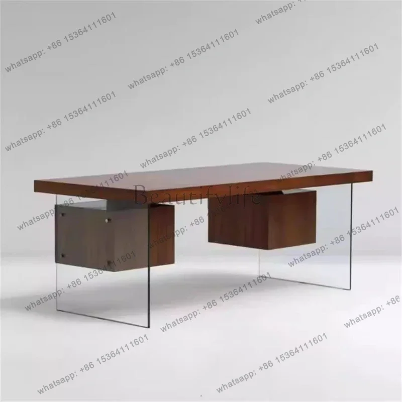 Factory Direct French-style Office Desks Wood Designer Model Office Desks Vintage Living Room Office Furniture Escritorios De Of