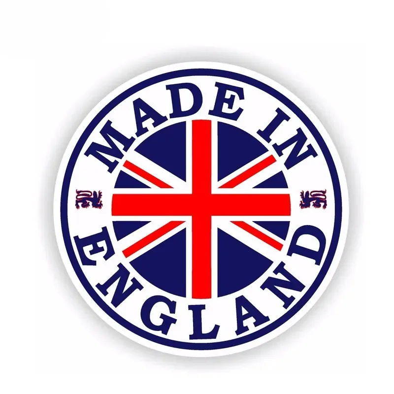 

Self-adhesive Decal For Made In England Car Sticker Waterproof Auto Decors on Bumper Rear Window Laptop 15x15cm PVC KK