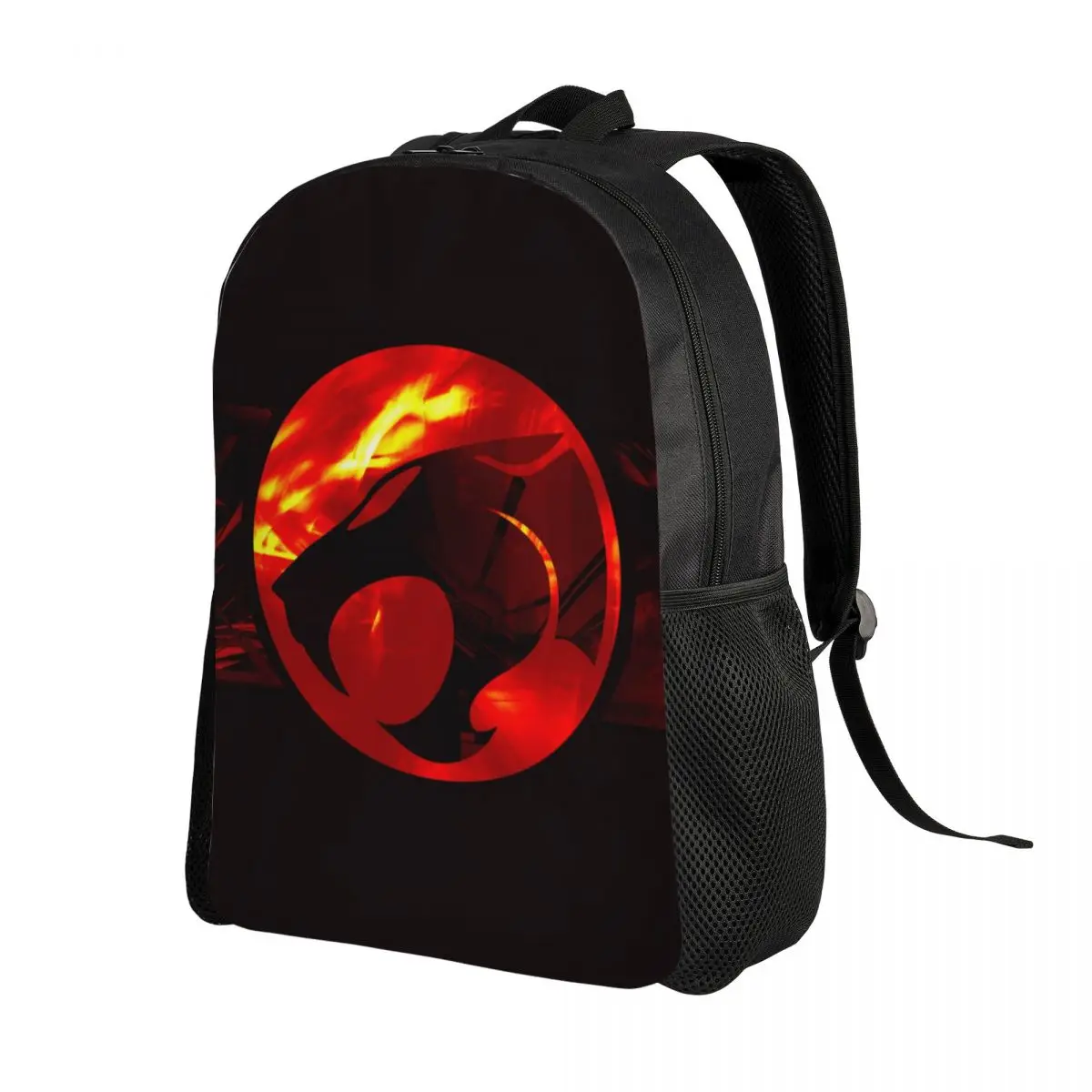 Custom Thundercats Backpack for Men Women College School Student Bookbag Fits 15 Inch Laptop Cartoon Anime Bags