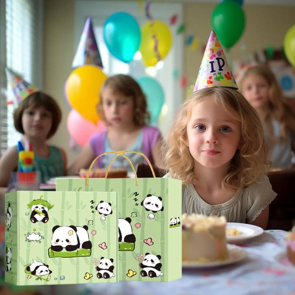 New Student Gift Panda Stationery Set Stickers Pencil Case Stationery Gift Pack Handbag Learning Supplies Ruler Set