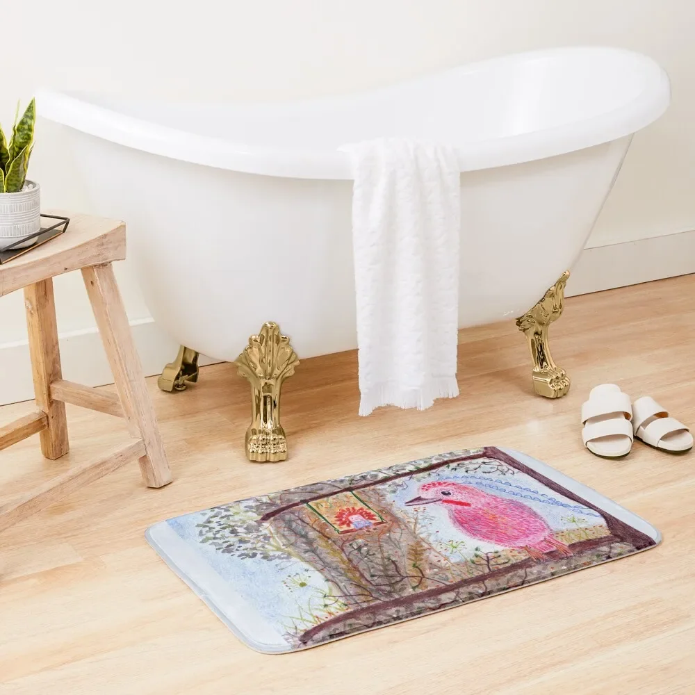 

The chirping bird and the fairy breeze Bath Mat DoorFor Entrance Door Carpet For Bathroom Mat
