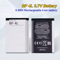 BP 4L 1500mAh Battery  BP4L Batteries for Nokia E71 E52 E63 E61i N810 6650F N97 E95 E72 E55 E90 E71X Phones Rechargeable Cell