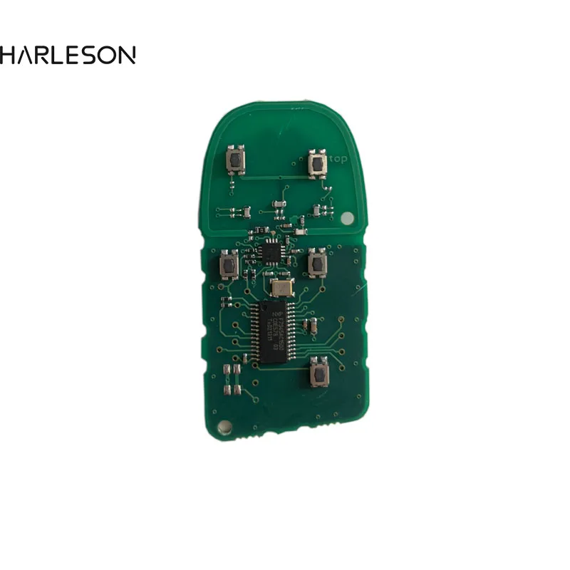 Mando a distancia inteligente para coche, 5 botones, PCB, 433MHz, para Chrysler, Dodge, Charger, Journey, Challenger, Durango 300, HITAG 2, 46, chip