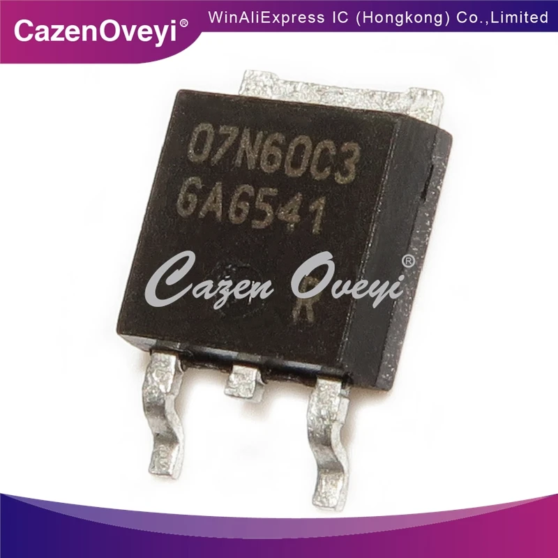 5 قطع ipd07n60c3 07n60c3 07n60 to-252