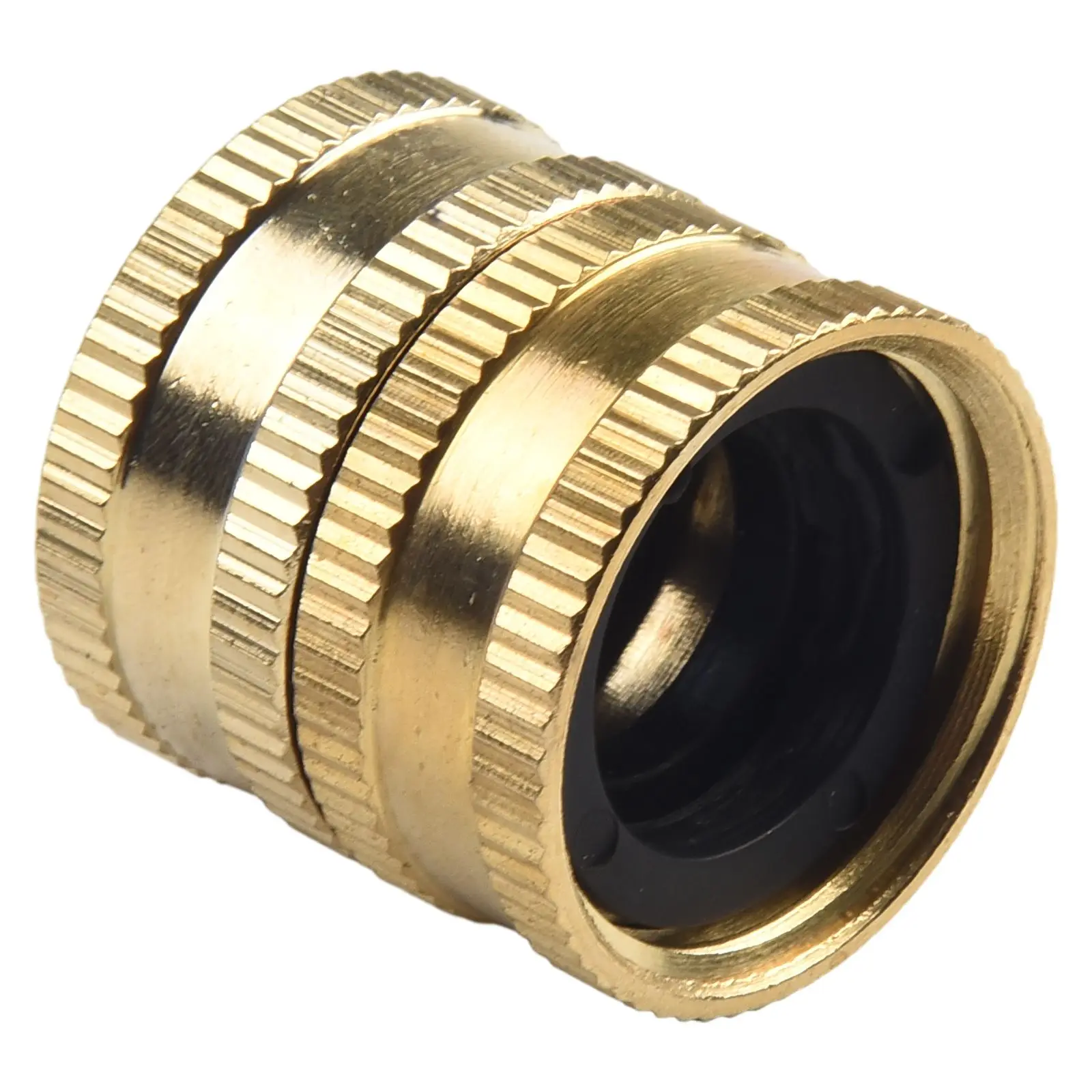 Sturdy Brass Garden Hose Connector Female To Female Long Lasting and Reliable Suitable for Various Garden Accessories