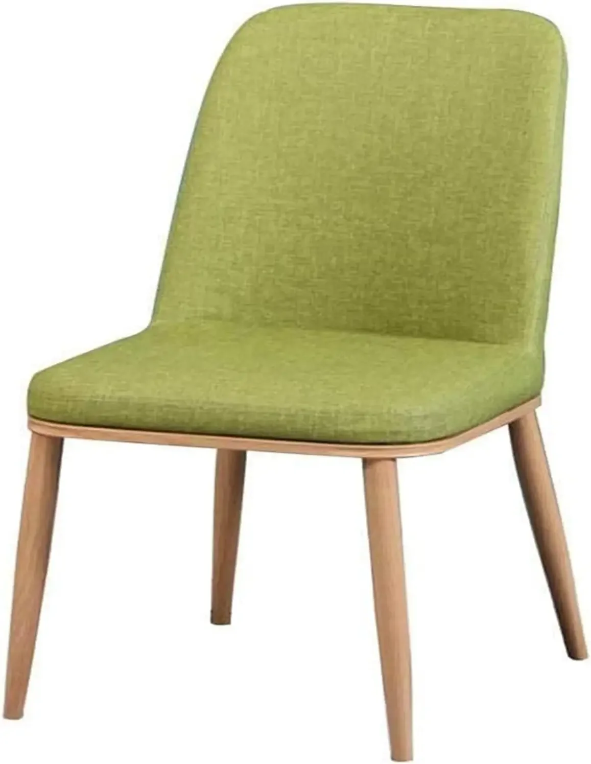 Chair Design Dining Chair,Wood Grain Legs with Anti-Slip Mat Fabric for Commercial Restaurants Office Lounge Chair Kitchen (Colo