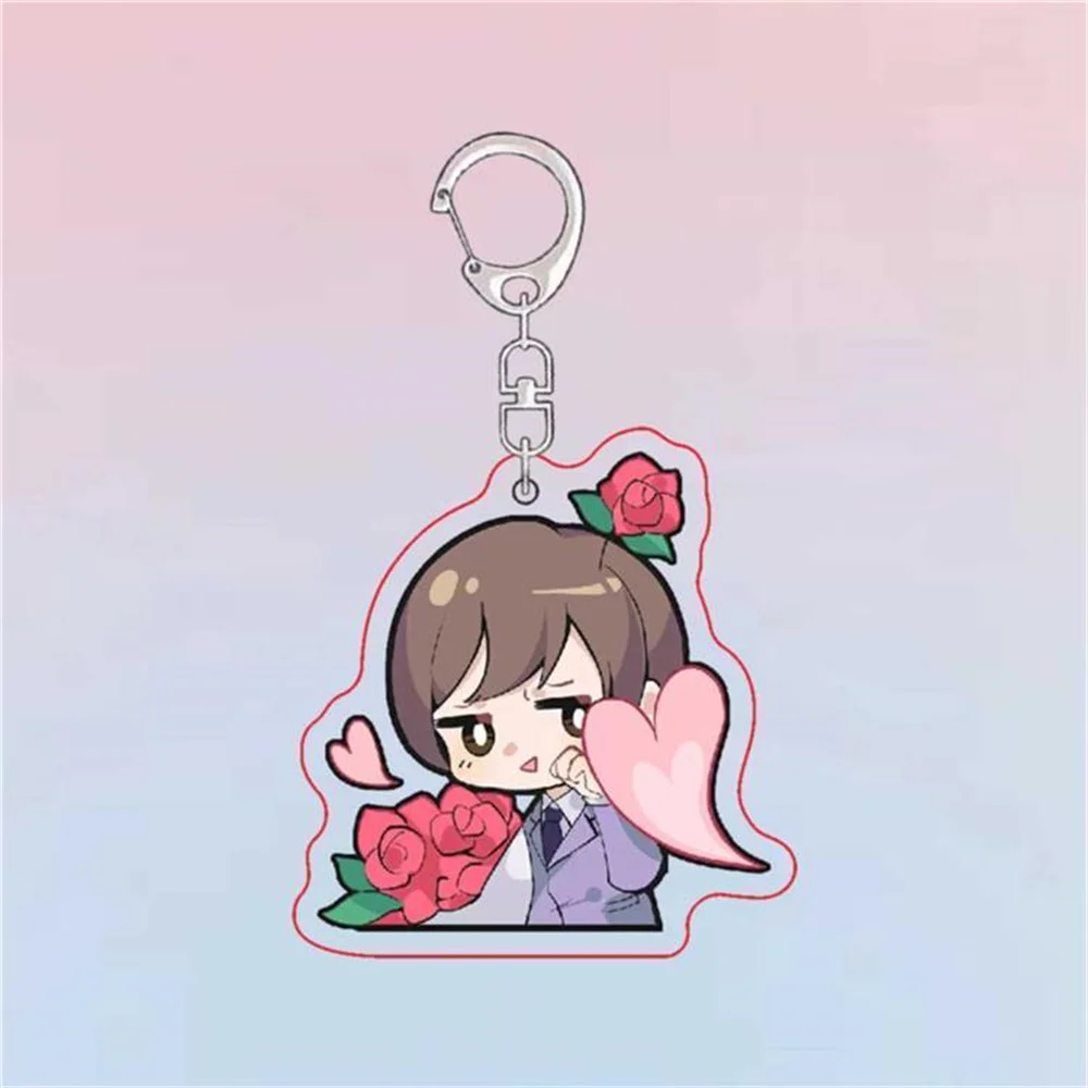 6CM Anime Ouran High School Host Club Keychain Model Cosplay Charm Characters Ornament Accessories Goods Collection Gifts