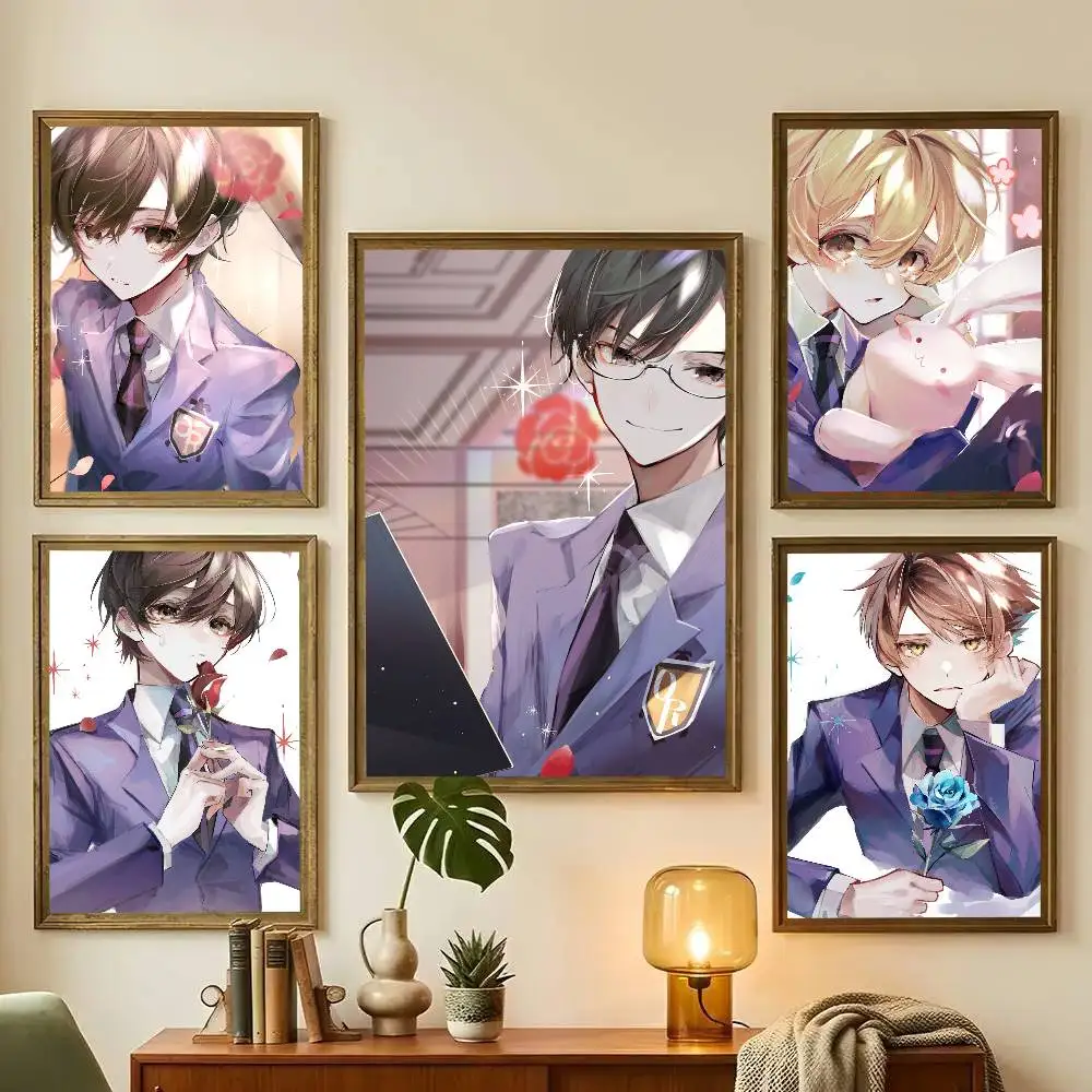 Anime O-Ouran High School Host Club Individual Poster Art With Prints Home Bedroom Living Room Decoration Gift