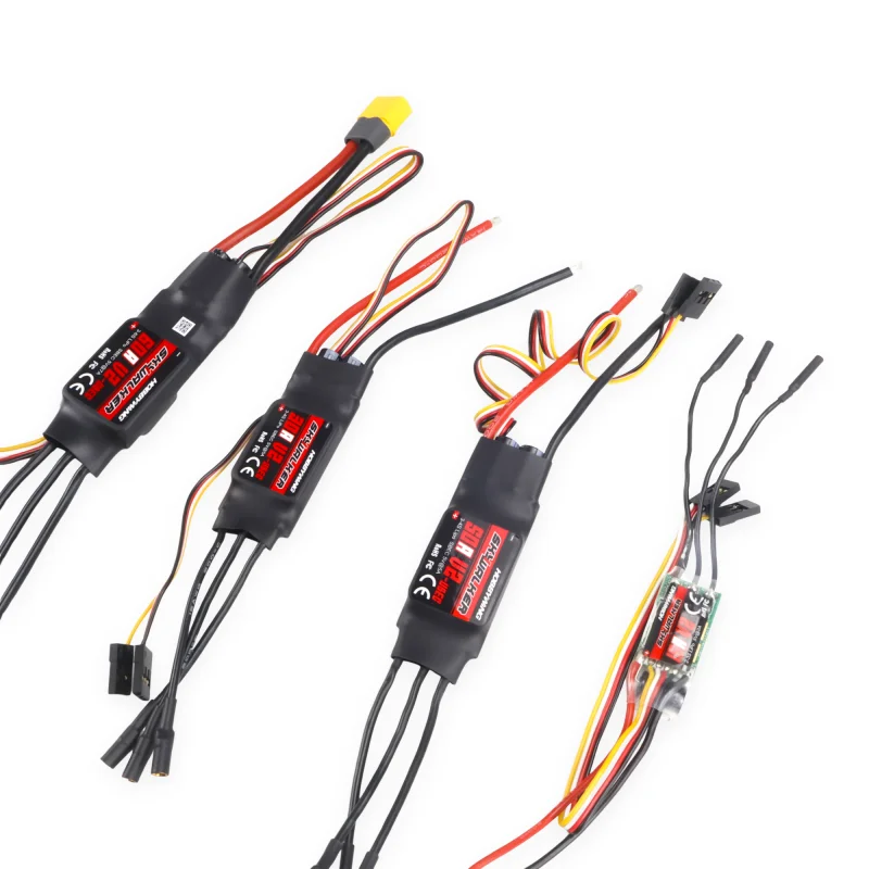 Producto genuino Hobbywing Skywalker V2 15A /20A /40A /60A controlador de velocidad ESC con UBEC para RC FPV Quadcopter RC aviones Drone