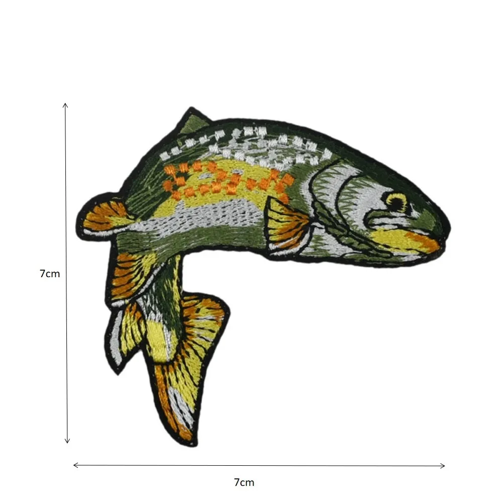 Naszywka na ryby podnieś swoją grę o modę dzięki spersonalizowanym łatom do haftowania