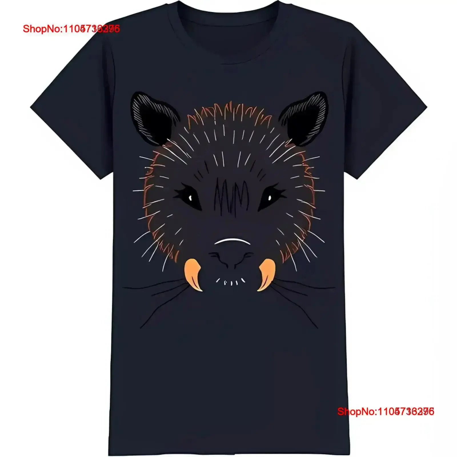 Fierce Wild Boar T Shirt Black with White Design vintage Washed Versatile homme Slightly Casual Top For Everyday Wear vintage
