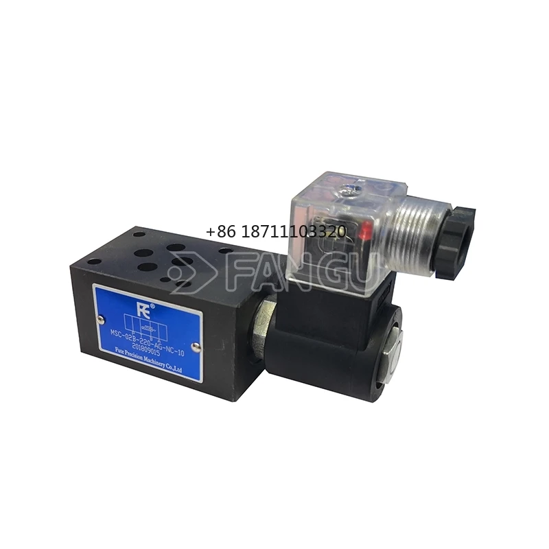 FE Superimposed Electric Control Check Valve MSC-02A-24DG-NO-30 MSC-03A-24DG-NO-30 Hydraulic Valve
