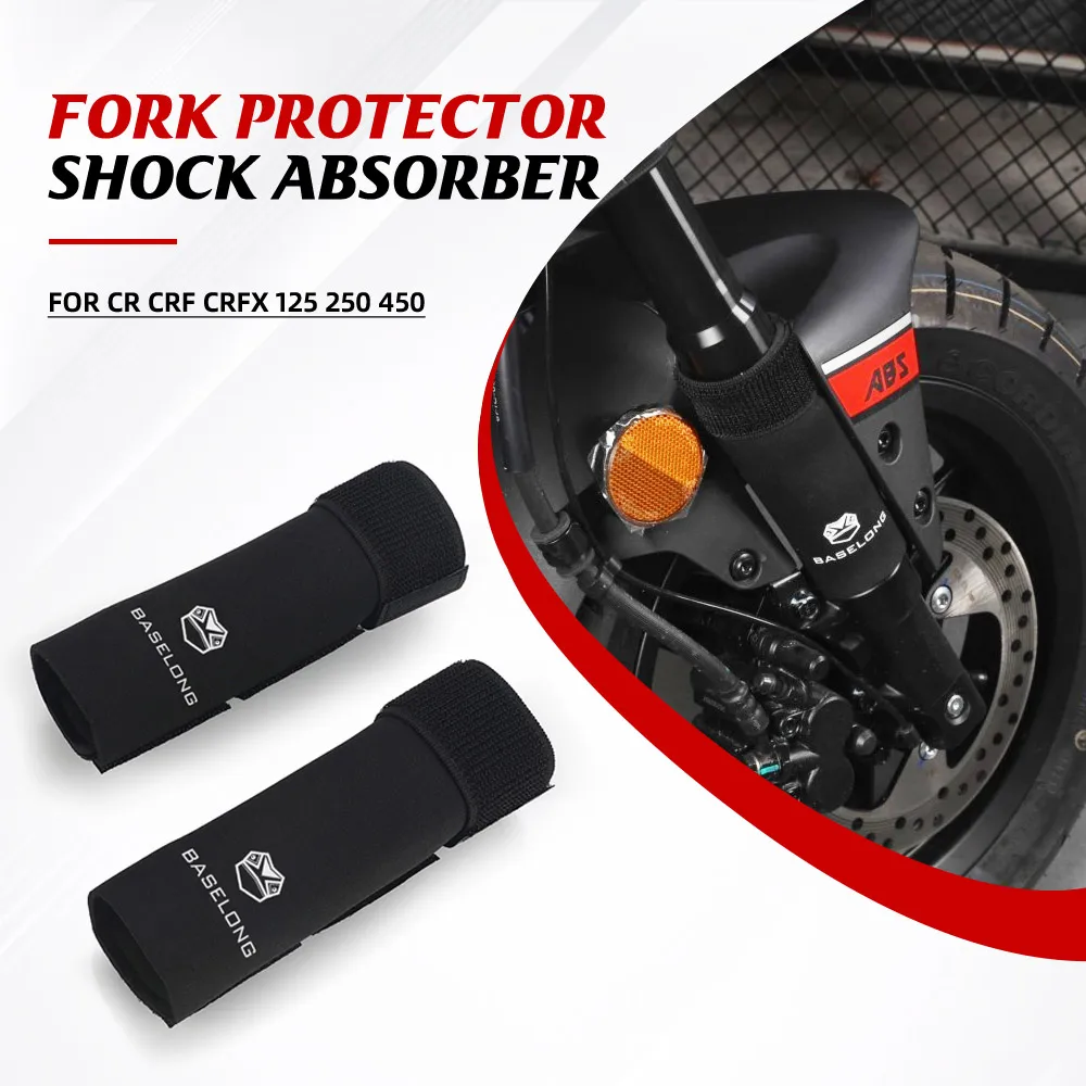 

For Universal 37-61mm Front Fork Motorcycle For Honda CR CRF CRFX 125 250 450 Protector Rear Shock Absorber Guard Wrap Cover