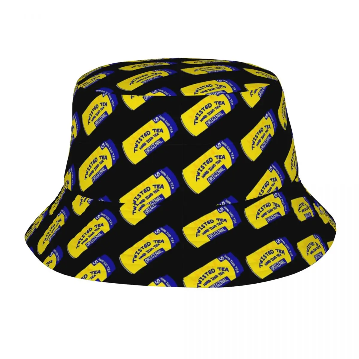 Twisted Tea Bucket Hats for Women Beach Sun Hat Unique Design Foldable for Camping Fishing Fisherman Caps Ispoti