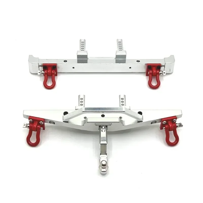 

for MN128 MN86 G500 Metal Front and Rear Bumper with Tow Hook 1/12 RC Car Upgrade Parts Accessories