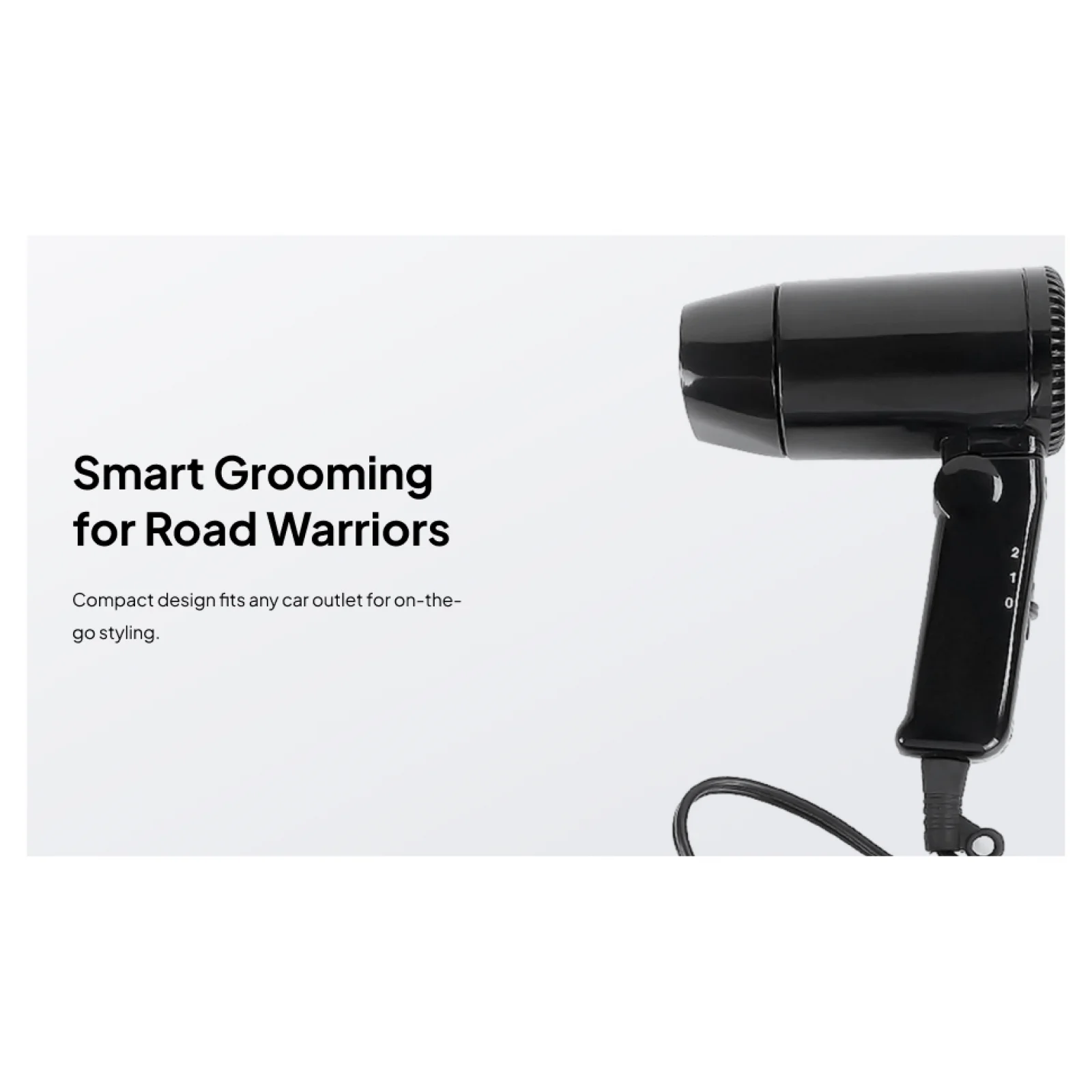 

Hair Dryer Small 12V Hairdryer for Women Men for Holiday Camping Travel