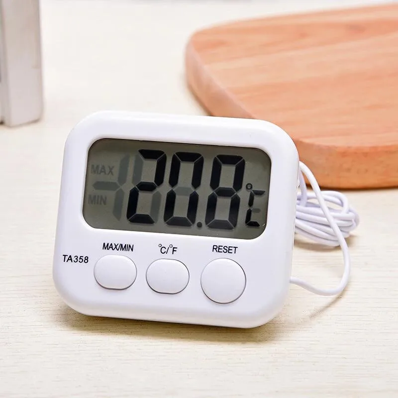 TA358A Electronic Digital Thermometer With Probe For Refrigerator Fish Tank Aquarium 0℃～50℃